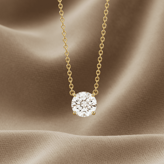Lab Grown Diamond NECK1032~Soliataire Round Cut
