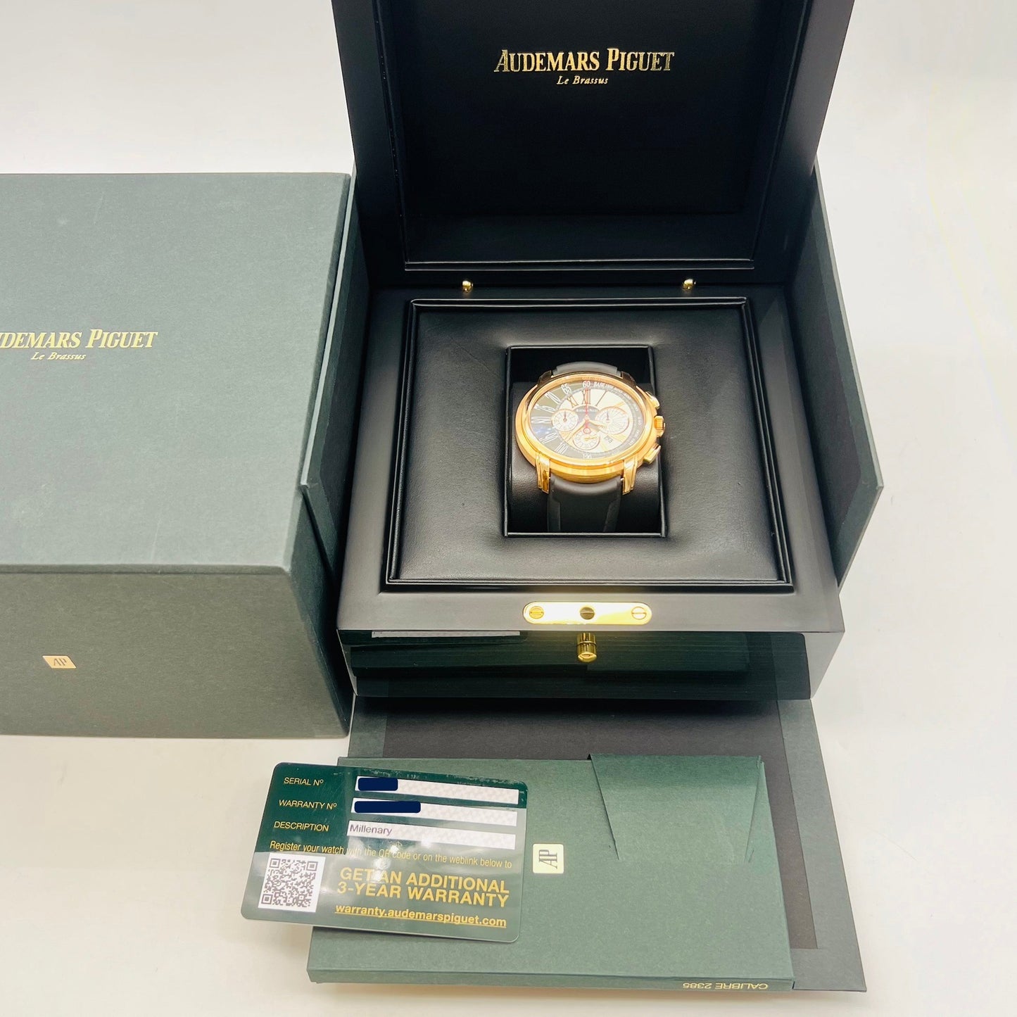 Audemars Piguet Watch Millenary Chronograph 26145OR.OO.D093CR.01 Rose Gold