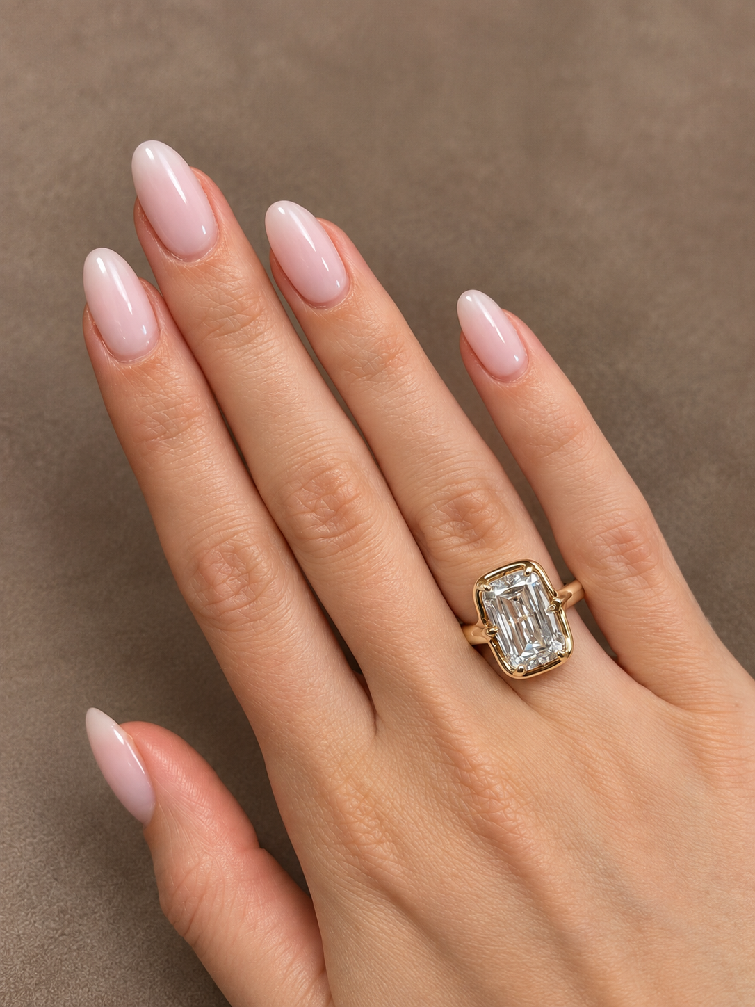 Lab Grown Diamond Engagment Ring Ashoka Cusion Cut~ Odette 5.53 carats