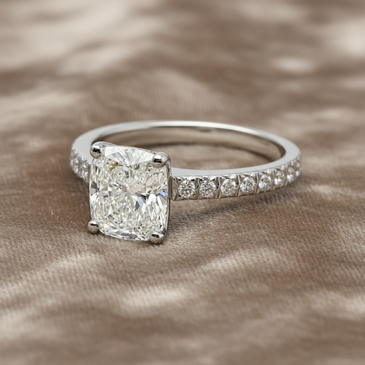 "ENGR02393" Solitaire Diamond Engagement Ring ENGR02393