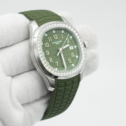 Patek Philippe Aquanaut 5267/200A-011 Khaki Green Dial Uncut Strap