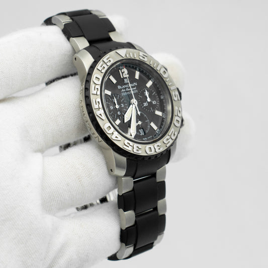 Blancpain Air Command 2285F-6530-66 40MM Black Dial