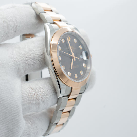 Rolex Datejust 41mm Chocolate Diamond Dial 126301