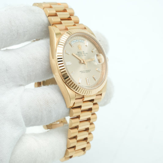 Rolex Day Date 40mm Sundust Dial 228235