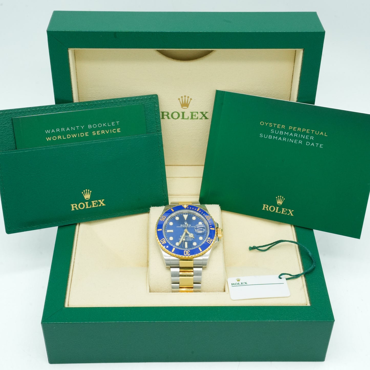 Rolex Submariner Date 18k Ceramic Blue Mens 41mm 126613lb