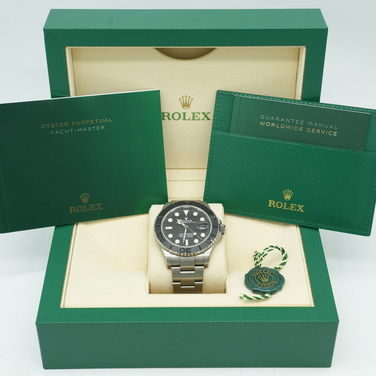 Rolex Yacht Master 226627 42mm Titanium Grey Dial Box & Papers