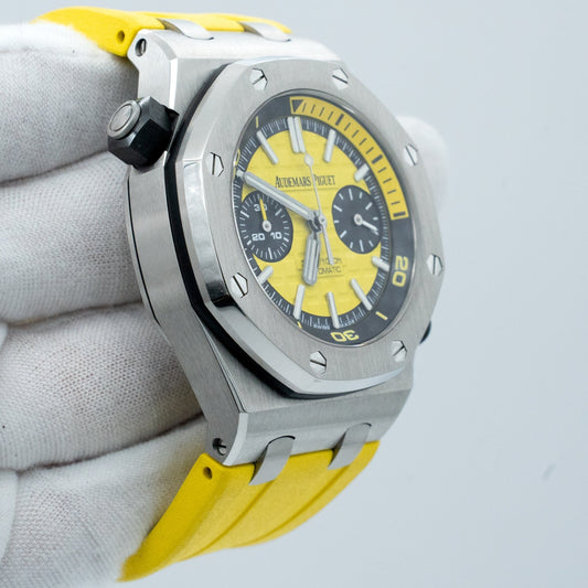 Audemars Piguet 26703ST.OO.A051CA.01 Royal Oak Offshore Diver 42mm Yellow Dial