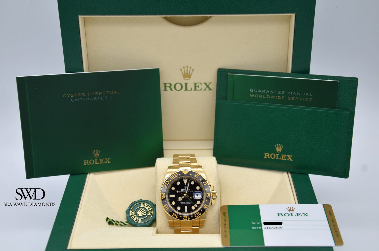 Rolex GMT-Master II Black Dial 116718LN