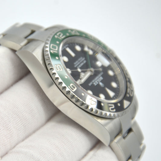 Rolex GMT-Master II Lefty 126720VT Automatic Black Dial Sprite Bezel