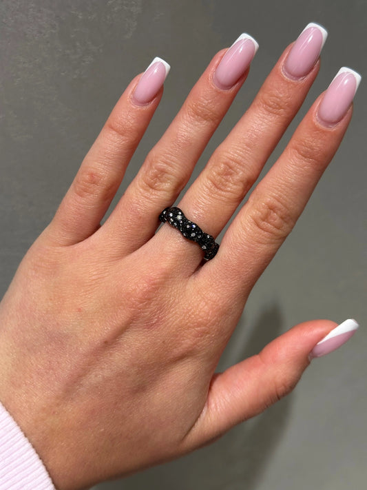 Black & White Diamond Ring