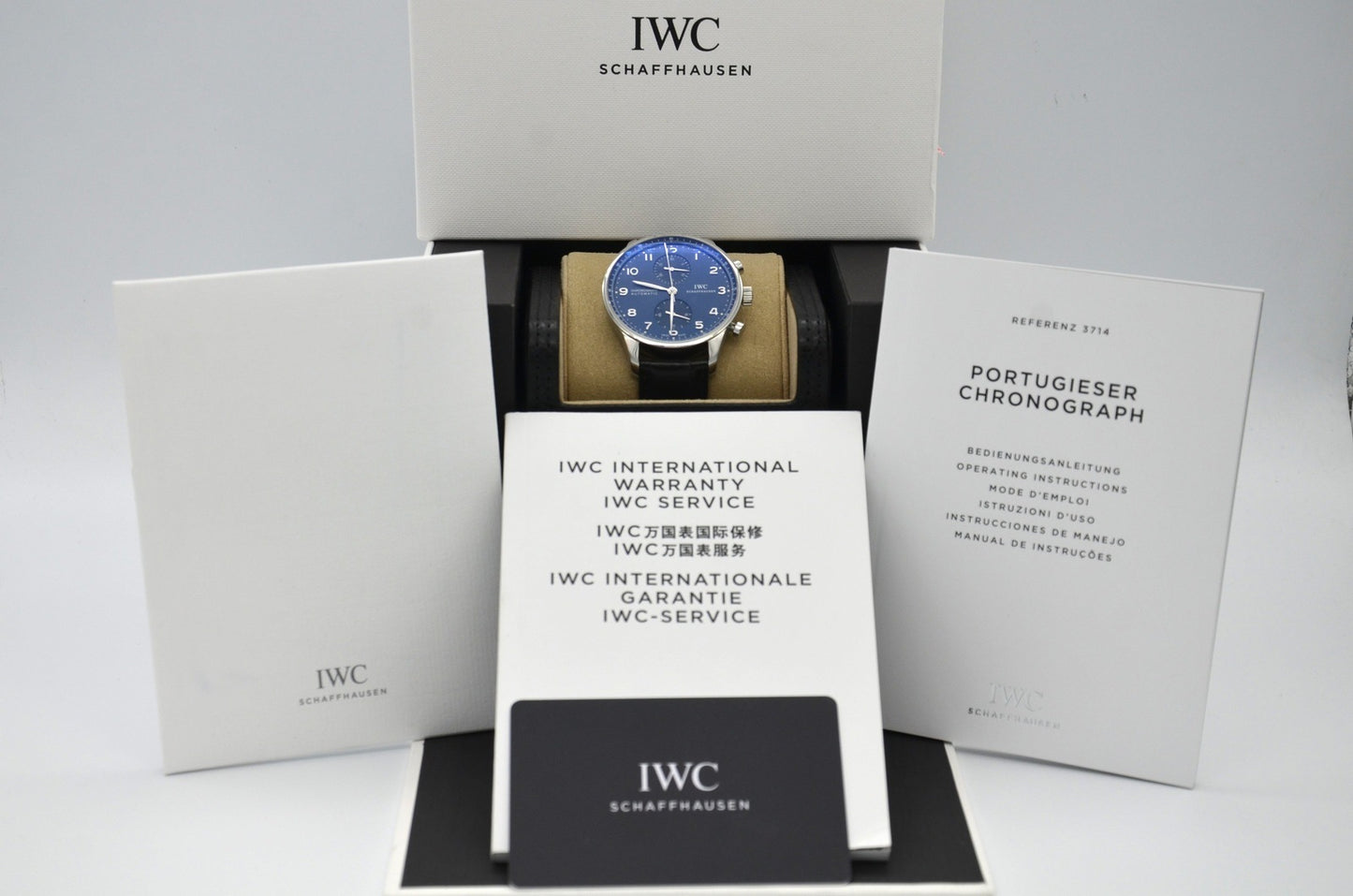 IWC Portuguese Chronograph Stainless Steel 41mm Automatic Watch IW371491