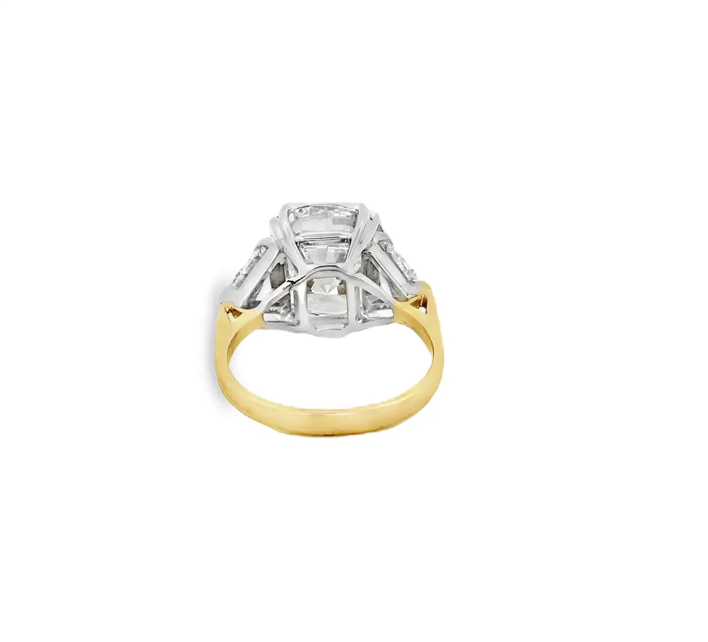 GIA Certified 6.11 Carat Cushion Cut Enagement
