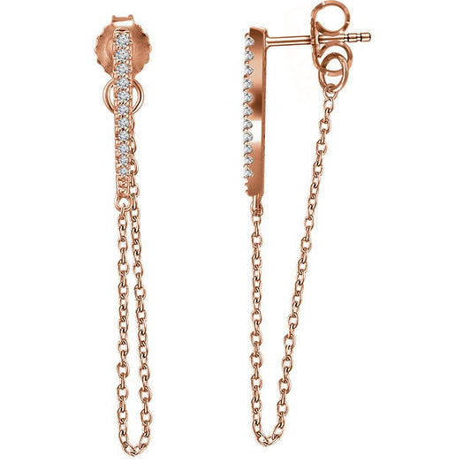 1.10 CTW Diamond Earrings