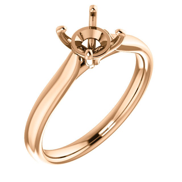 Four Prong Engagement Ring Mounting
