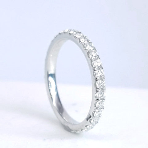 "ETNBD03005" Diamond Eternity Ring Stackable Band