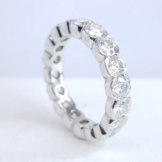 "ETNBD01179" Bezel Set Diamond Eternity Band