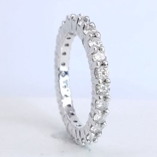 "ETNBD01339" Platinum Diamond Eternity Band