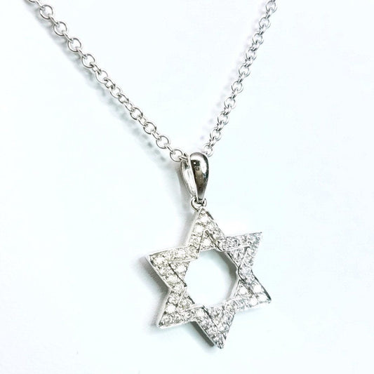 "PEND01390" Diamond Star Of David Pendant