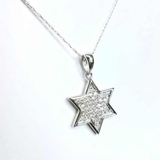 "PEND01126" Star Of David Diamond Pendant