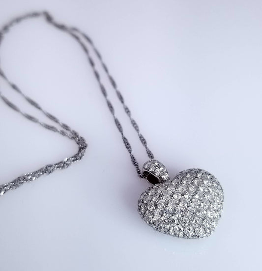 "PEND01254" Ladies Diamond Heart Pendant