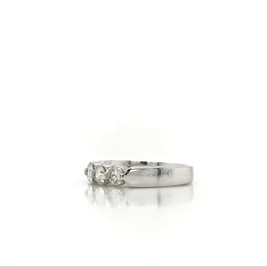 "DBAND01892" Single Prong Diamond Anniversary Ring Band
