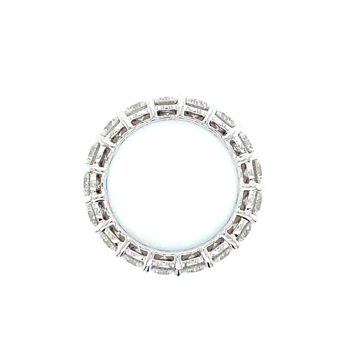 "ETNBD01543" 3.14 Carat Round Diamond Eternity Band in 18K White Gold