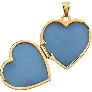 Two Tone Heart Locket