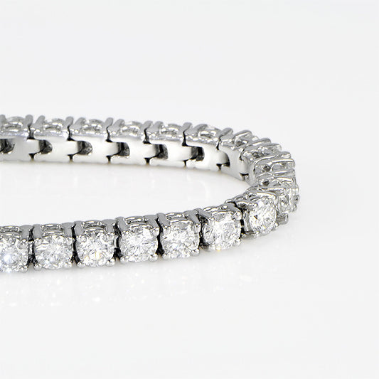 "BRAC01029" Elegant Diamond Tennis Bracelet 6.65cts