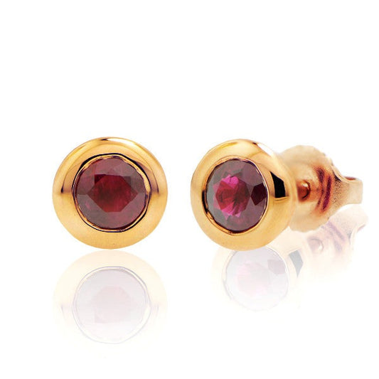 "EARR03365" Ladies Ruby Studs EARR03365