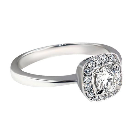 "ENGR02196" Round Diamond Halo Set