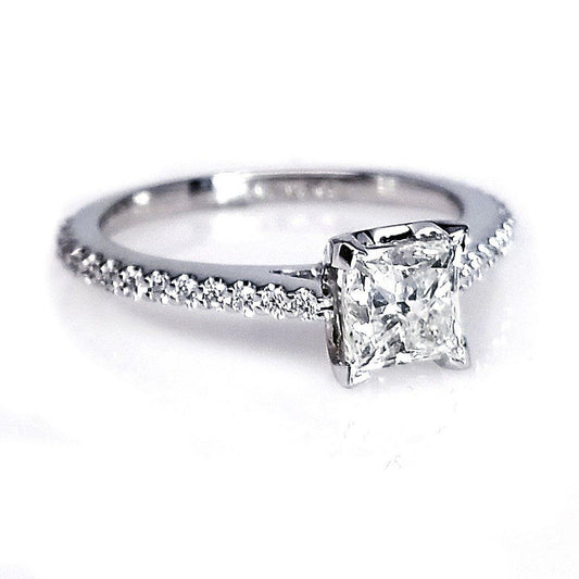 "ENGR03059" Princess Cut Diamond Engagement Ring