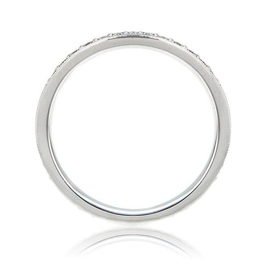 "ETNBD01623" Diamond Eternity Wedding Band In 18k White Gold