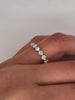 1.90 Carat Shared Prong Diamond Eternity Band in 14K White Gold