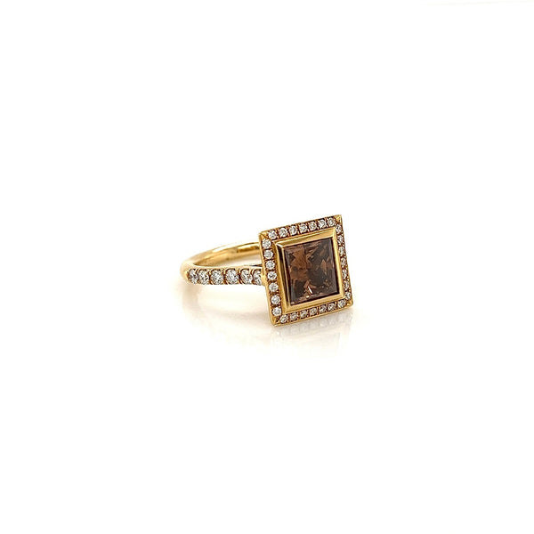 2.59Carat Brown Diamond Ladies Ring