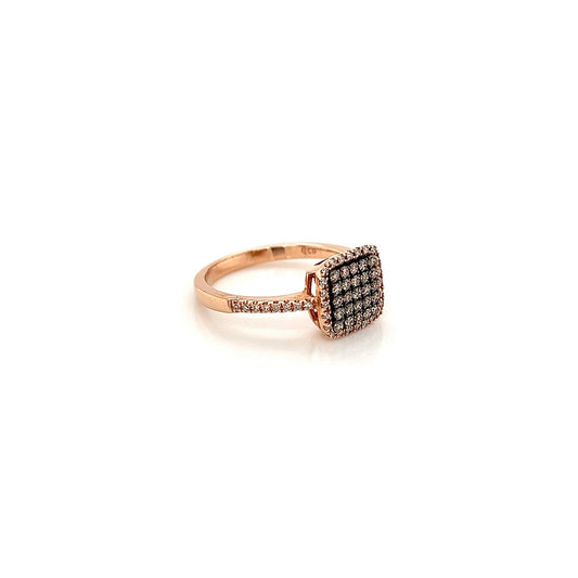 0.43Carat Pave-Set Ladies Diamonds Ring
