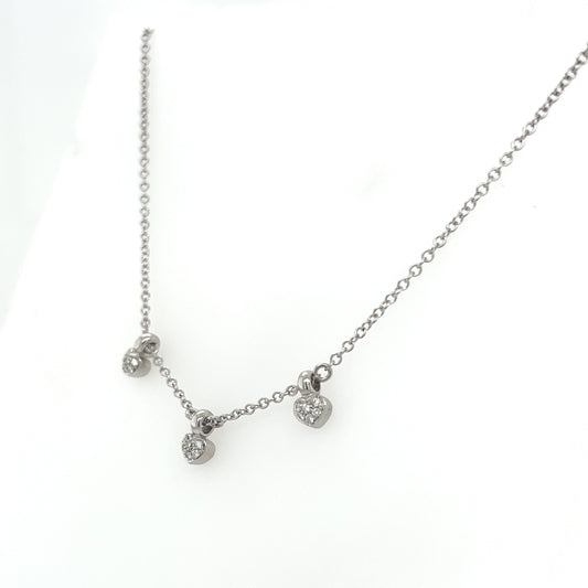 0.20 Carat Heart-Shaped Diamond Pendant