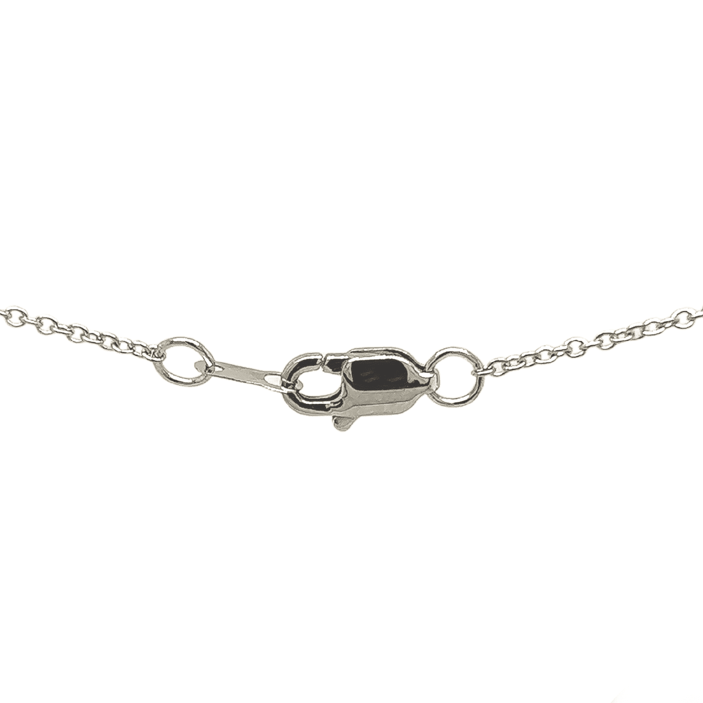 0.41 Carat Solitaire Diamond Pendant in 14K White Gold