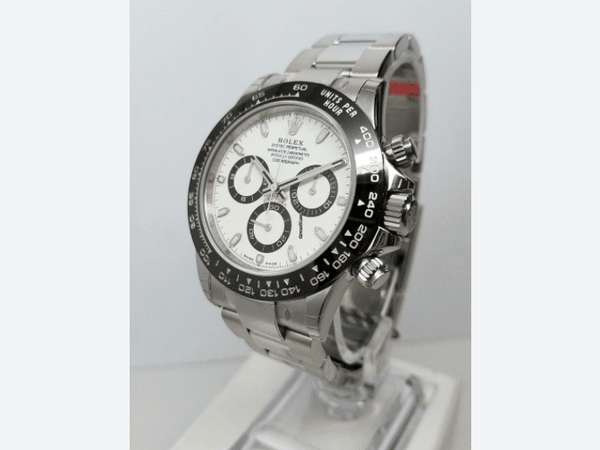 Rolex Daytona Steel white dial ceramic bezel 116500LN w SEA Wave