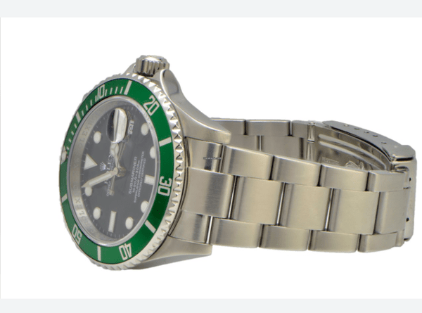 At Auction: Rolex, Rolex. Attractive and Desirable, Submariner “Starbucks”,  Automatic Wristwatch in Steel, Green Bezel, Black Dial, With Full Set,  Reference 126610LV