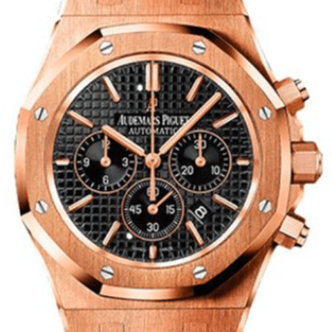 Ap royal oak gold black dial clearance