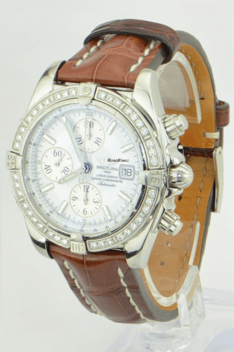 Breitling Chronomat Evolution Original Diamond Bezel REF A13356