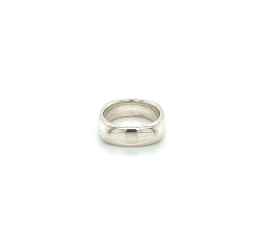 Authentic Vintage Tiffany & Co. 2003 Sterling Silver Men's Band Ring Size 11.25