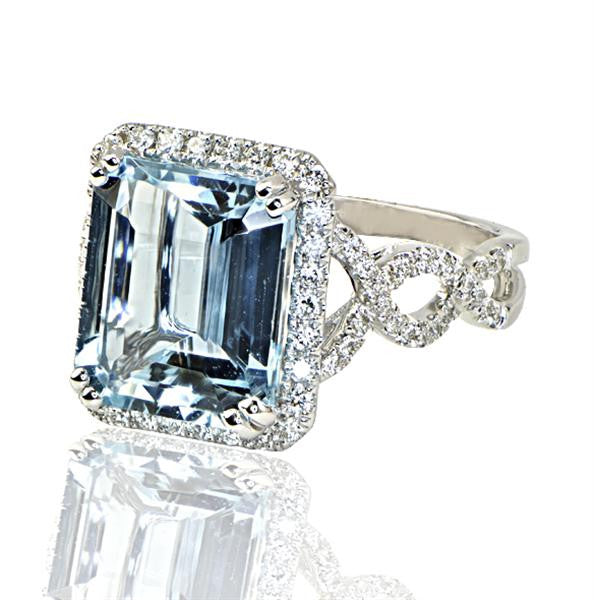 "LADRG01725" 4.74 Carat Aquamarine Ladies Ring