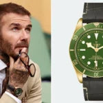 David Beckham's Golden Statement at Wimbledon: The Tudor Black Bay 58