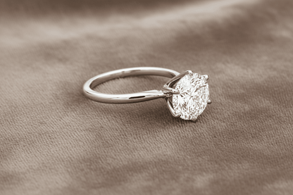 2.01 Round Solitaire Diamond Engagement Ring G SI2