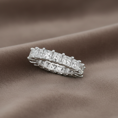 Lab Grown Diamond 9174948~ Princess Cut Eternity Band