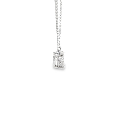 0.65CT Heart-Shaped Diamond Necklace | SEA Wave Diamonds