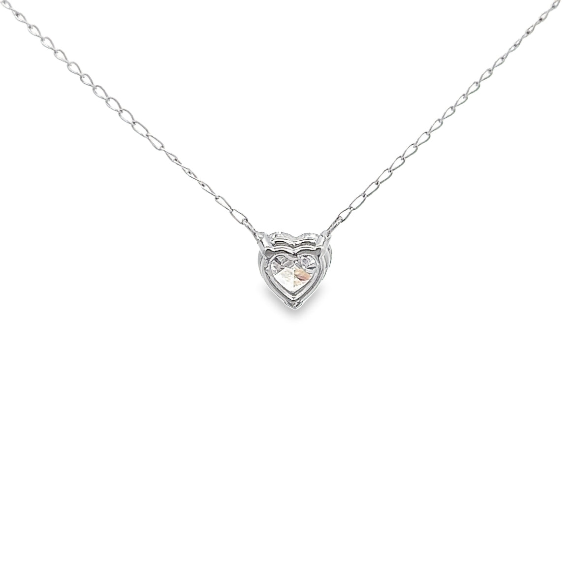 0.65CT Heart-Shaped Diamond Necklace | SEA Wave Diamonds