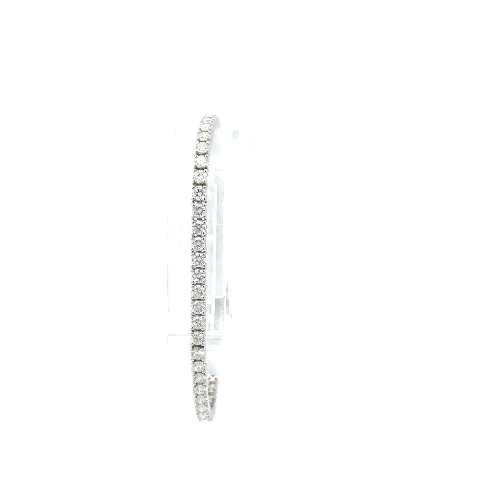 5.49ct Dimonds and 14k White Gold Tennis Bracelet