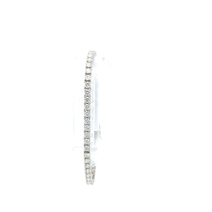 5.49ct Dimonds and 14k White Gold Tennis Bracelet